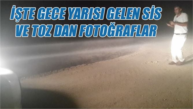 Akşam Saatlerinde Gelen Toz Bulutundan Fotoğraf Kareleri