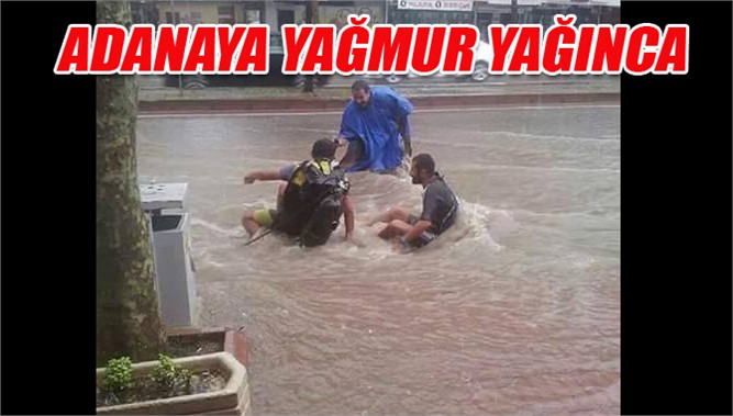 Adana Yağmura Teslim, Beklenen Yağmur Geldi