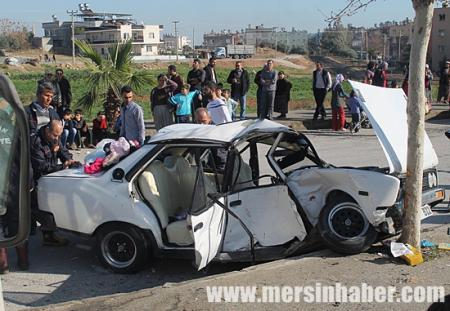 Mersin'de trafik kazası: 8 yaralı