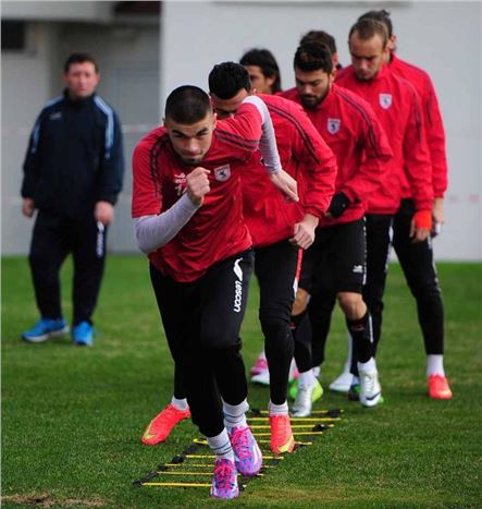 Samsunspor, gol çalıştı