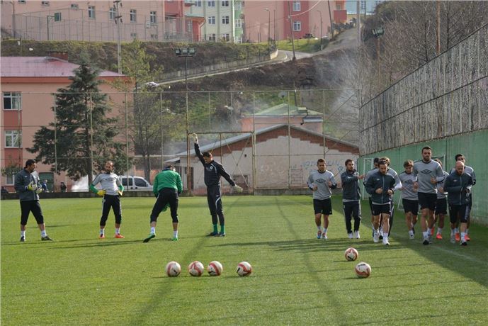 Giresunspor'da, Adana Demirspor maçı hazırlıkları başladı