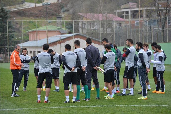 Giresunspor, Denizlispor maçı hazırlıklarına başladı