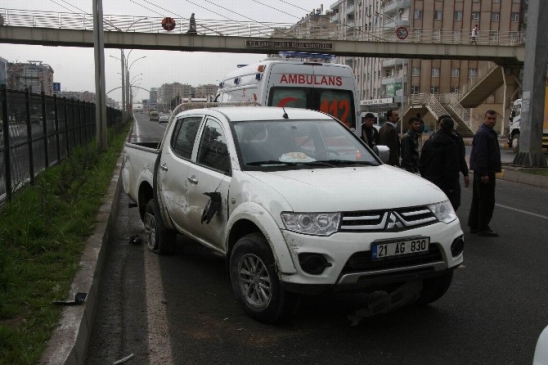 Diyarbakır'da Trafik Kazası 1 Yaralı