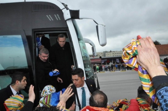 Cumhurbaşkanı Erdoğan'a Yörükler'den Sevgi Seli