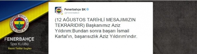 Fenerbahçe'den Olaylı Tweet'e Açıklama