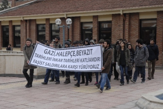 Eskişehir'de 'beyazıt Katliamı' Protestosu