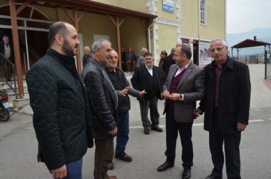 Üzülmez Acısu'da Kanaat Önderleriyle Buluştu