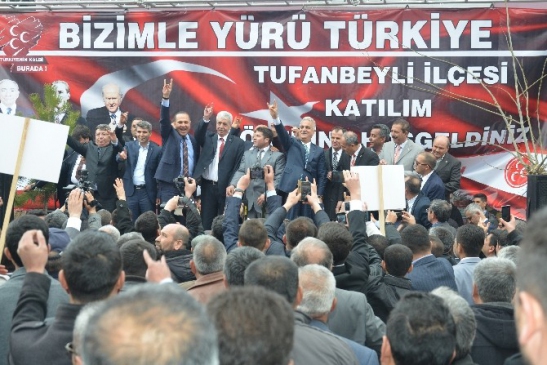 Tufanbeyli'de MHP'ye Katılım