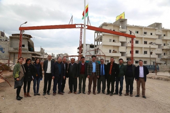 DTSO Heyeti Kobani'de İncelemelerde Bulundu