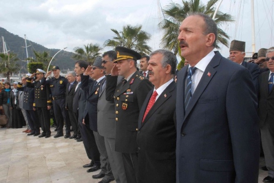 Çanakkale Şehitleri Fethiye Anıldı