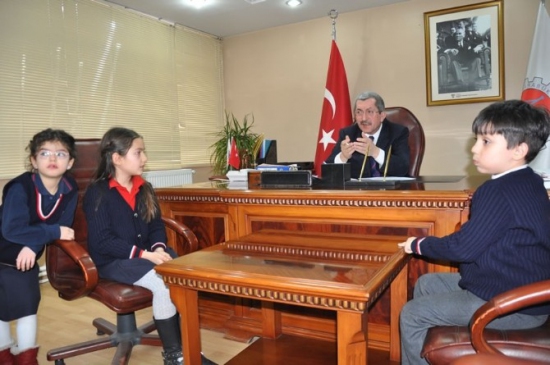 TED Koleji Öğrencilerinden Başkan Vergili'ye Ziyaret