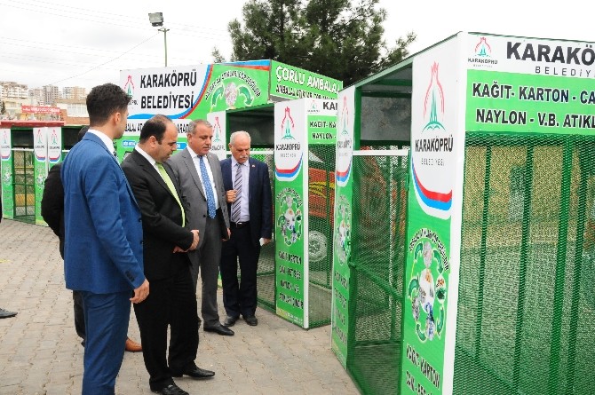 Karaköprü Belediyesi Geri Dönüşüm Projesi Gerçekleştirdi