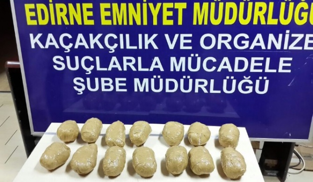 Organize Uyuşturucu Şebekesi Edirne'de Çökertildi