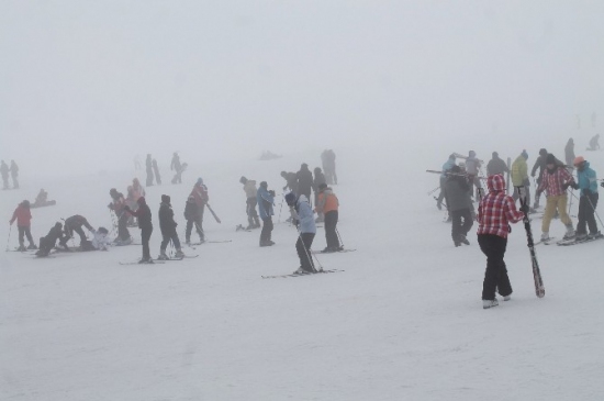 Erciyes'te Kayak Sezonu Uzadı