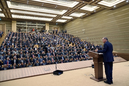 Cumhurbaşkanlığı Sarayı'nda Muhtarlar Toplantısı