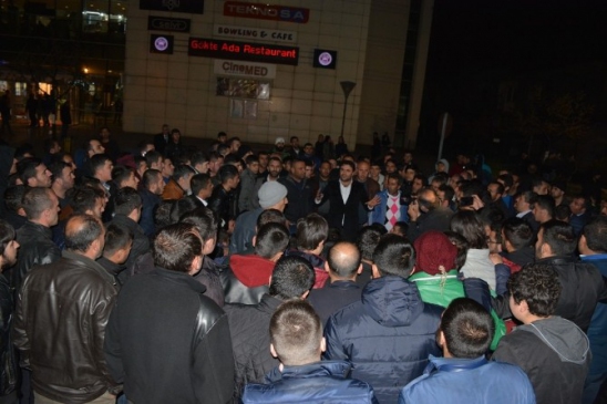 TFF'nin Kararı Tatvan'da Protesto Edildi