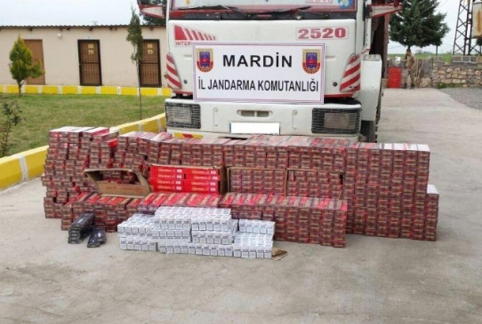 Mardin'de 11 Bin 850 Paket Kaçak Sigara Ele Geçirildi