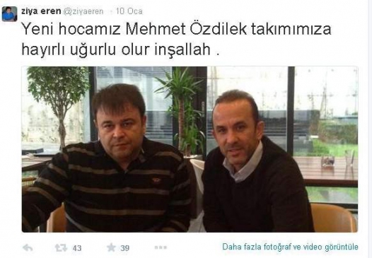 Mehmet Özdilek İstifa Etti