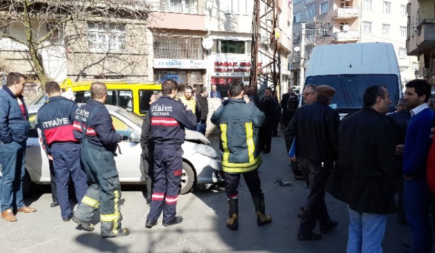 Tekirdağ'da Trafik Kazası 1 Yaralı