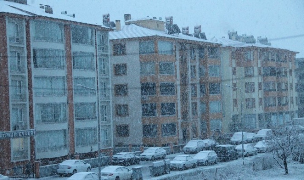 Elazığ'da Kar Yağışı Etkili Oldu