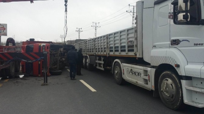 Van'da İlginç Trafik Kazası