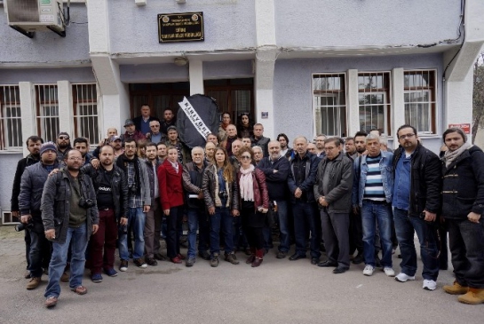 Edirne'de Basın Derneklerinden 'akreditasyon' Eylemi