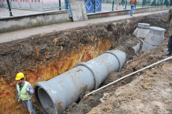 Çan'da Alt Yapı Yatırımları Sürüyor