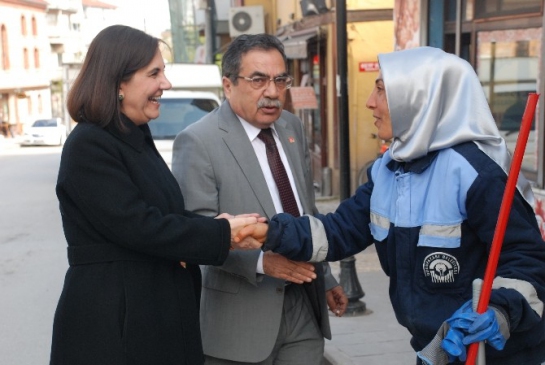 Prof. Dr. Usluer Şoförler İle Vatandaşın Sorunlarını Dinledi