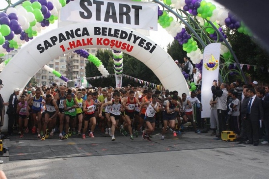 Sapanca'da Halk Koşusu