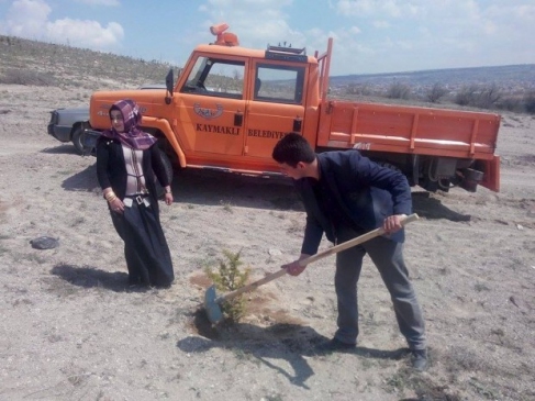 Kaymaklı'da Evlenen Her Çiftin Fidanı Olacak