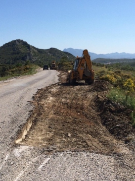 Muğla'da Asfalt Kaplama Çalışmaları Başladı