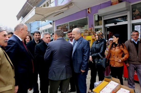 Metin Çelik Azdavay'ı Ziyaret Etti