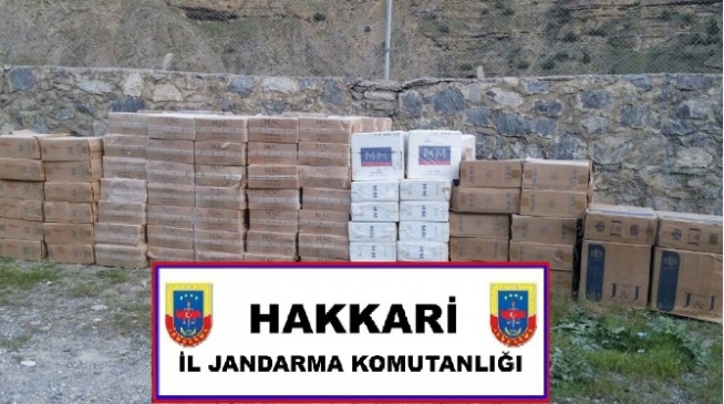 Hakkari'de Kaçak Sigara Operasyonu