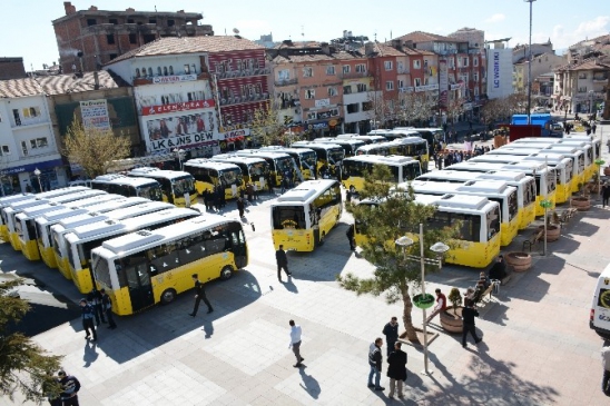 Minibüsçülerden Başkan Yazgı'ya Teşekkür