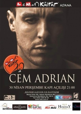 Cem Adrian Adana'ya Geliyor