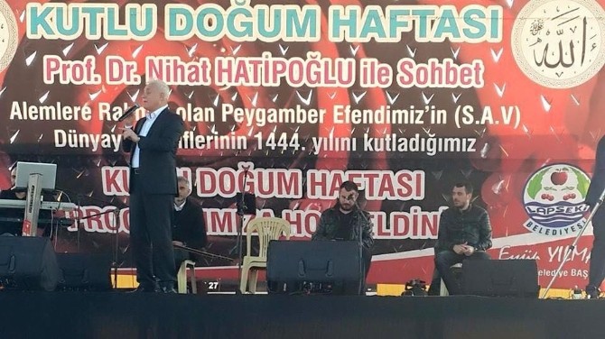 Nihat Hatipoğlu Lapseki'de