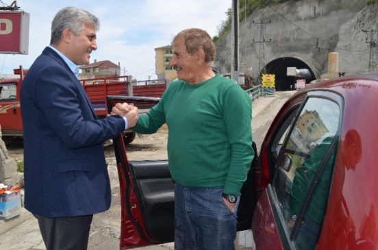 AK Parti Trabzon Milletvekili Adayı Dr. Adnan Günnar Seçim Gezilerini Sürdürüyor