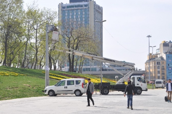 Taksım'de 1 MAYıs Önlemleri