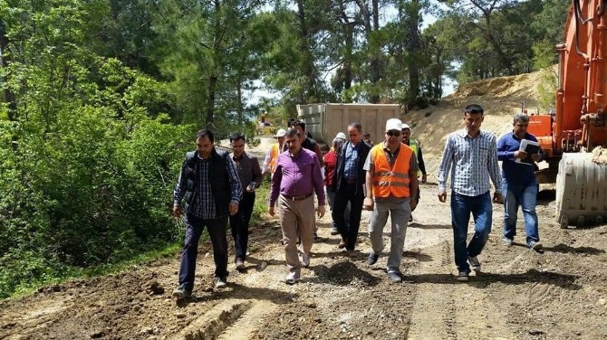 DSİ 13. Bölge Müdürü Özgür Gazipaşa'daki İnşaatları İnceledi