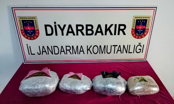 Diyarbakır'da 6 Kilogram Esrar Ele Geçirildi