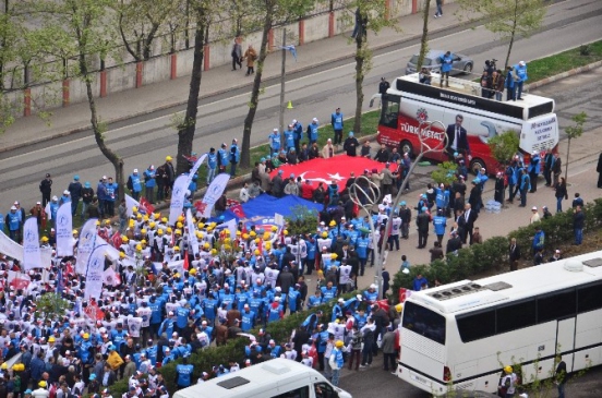 Türk-Iş 1 MAYıs'ı Zonguldak'ta Kutluyor