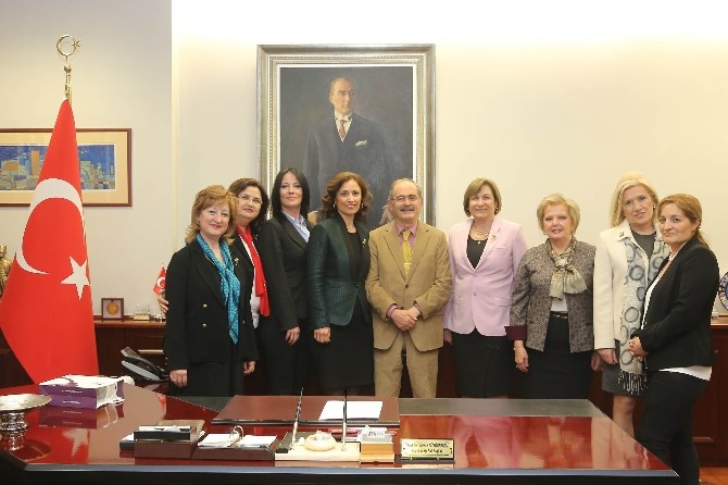 Soroptimist Federasyonu Başkanı'ndan Büyükerşen'e Ziyaret