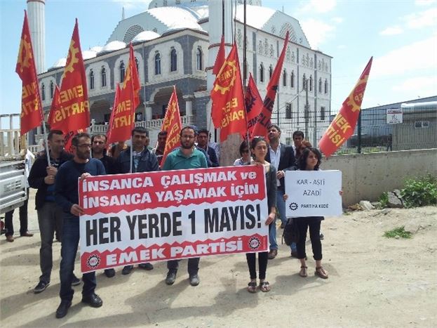 Emep 1 MAYıs'ı OSB'de Kutladı