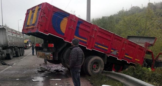 Karabük’te trafik kazası 1 ölü, 1 yaralı!