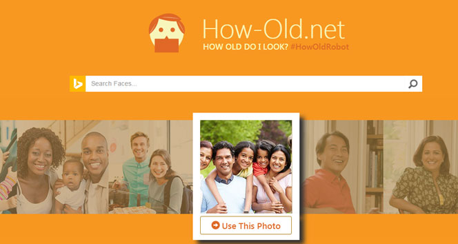 Microsort'tan eğlenceli bir siteHowOldDoILook!