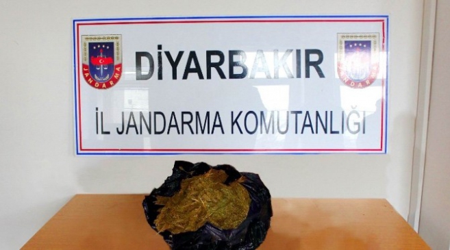 Diyarbakır'da 12 Kilogram Esrar Maddesi Ele Geçirildi