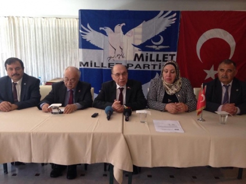 Millet Partisi Genel Başkanı Aykut Edibali Kayseri'de