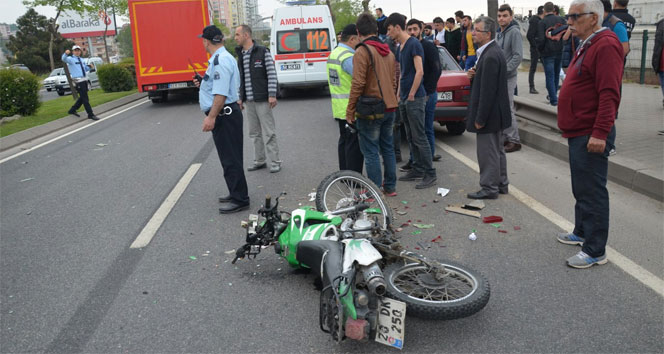 Fatsa’da trafik kazası 1 yaralı!