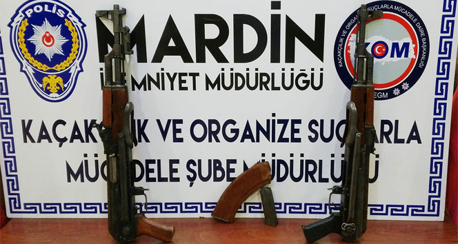 Mardin’de silah kaçakçılığı operasyonu!