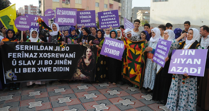 İran’daki tecavüz olayı Cizre’de protesto edildi!